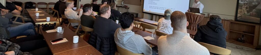 Kurs i höjdsättning av mark.